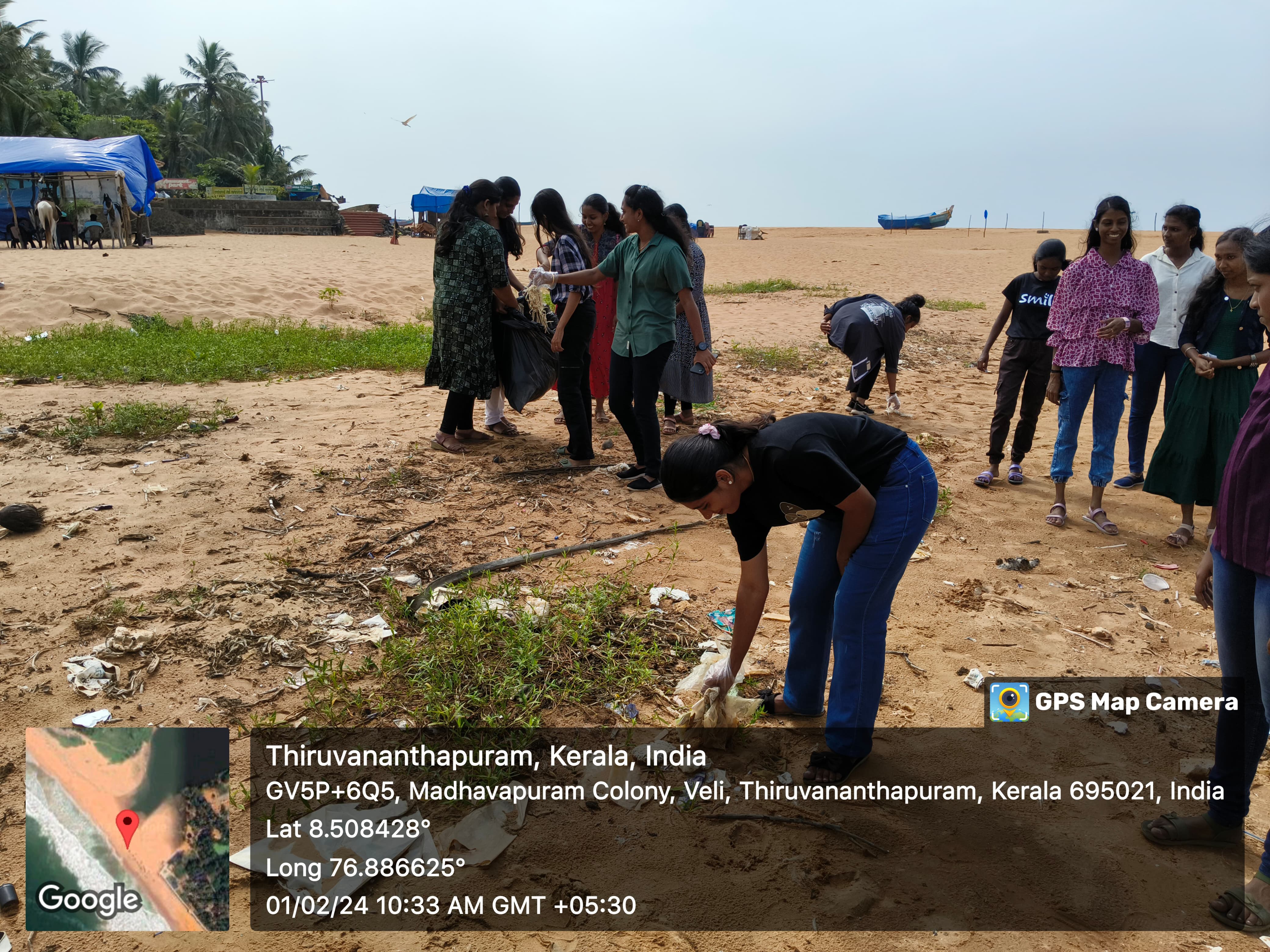 Beach clean drive
